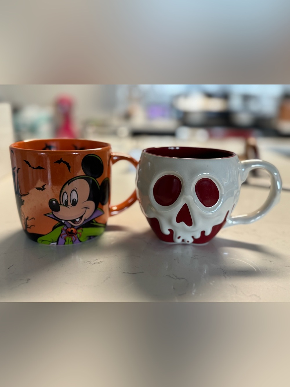 Walt Disney World park Halloween mugs